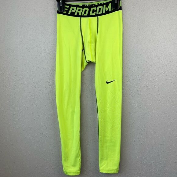 Nike Pro Combat Athletic Leggings Size M EUC - Picture 1 of 6